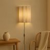 Buy Wall Lamp with Fabric Shade and Aged Gold Structure - Gildora White 61744 in the United Kingdom
