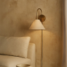 Buy Vintage Gold Wall Lamp with Plug and Switch - Lumella Brass 61745 home delivery