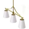 Buy Aged Gold Metal Ceiling Pendant Lamp with 3 Shades - Emberlux Gold 61736 at MyFaktory