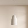 Buy Pendant lamp - Minimalist design - Stone-effect finish - Sinur I White 61738 at MyFaktory