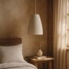 Buy Pendant lamp - Minimalist design - Stone-effect finish - Sinur I White 61738 - in the UK