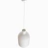 Buy Pendant lamp - Minimalist design - Stone-effect finish - Sinur II White 61739 with a guarantee