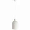 Buy Pendant lamp - Minimalist design - Stone-effect finish - Sinur II White 61739 - in the UK