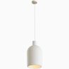 Buy Pendant lamp - Minimalist design - Stone-effect finish - Sinur II White 61739 - in the UK