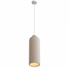 Buy Pendant lamp - Minimalist design - Stone-effect finish, model III - Miris Taupe 61740 at MyFaktory