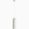 Buy Pendant lamp - Minimalist design - Stone-effect finish - Sinur III White 61740 - in the UK