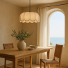 Buy Pendant lamp Beige linen – Natural and timeless style – Drýma Beige 61746 in the United Kingdom