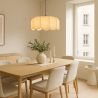 Buy Pendant lamp Beige linen – Natural and timeless style – Drýma Beige 61746 - in the UK