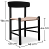 Buy L39 Design Dining Chair Black 58399 - in the UK