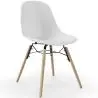 Buy Set Table Hairpin (90x150 cm) + 6 Dining Chairs Nordic Lumi White 61752 in the United Kingdom