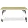 Buy Set Table Hairpin (90x150 cm) + 6 Dining Chairs Nordic Lumi White 61752 - prices