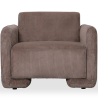 Buy Armchair Upholstered In Velvet Corduroy – Modern Design - Halember Taupe 61755 - in the UK