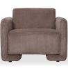 Buy Armchair Upholstered In Velvet Corduroy – Modern Design - Halember Taupe 61755 - in the UK