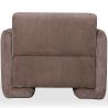 Buy Armchair Upholstered In Velvet Corduroy – Modern Design - Halember Taupe 61755 - prices