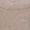 Buy Stool With Storage Upholstered In Chenille - Solrun Beige 61758 - prices