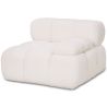 Buy Modular Left Corner Sofa - Upholstered In Bouclé Fabric - Bathy  White 61759 at MyFaktory