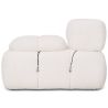 Buy Modular Left Corner Sofa - Upholstered In Bouclé Fabric - Bathy  White 61759 in the United Kingdom