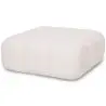 Buy Modular Pouf Upholstered In Bouclé Fabric - Modern Design – Compatible With Modular Sofa - Bathy  White 61760 at MyFaktory