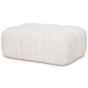 Buy Modular Pouf Upholstered In Bouclé Fabric - Modern Design (93х63) – Compatible With Modular Sofa - Bathy  White 61761 at MyFaktory