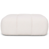 Buy Modular Pouf Upholstered In Bouclé Fabric - Modern Design (93х63) – Compatible With Modular Sofa - Bathy  White 61761 - in the UK