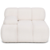 Buy Right Corner Armchair - Upholstered In Bouclé Fabric - Compatible With Modular Sofa - Bathy  White 61762 - in the UK
