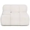 Buy Right Corner Armchair - Upholstered In Bouclé Fabric - Compatible With Modular Sofa - Bathy  White 61762 - in the UK