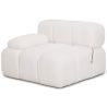 Buy Right Corner Armchair - Upholstered In Bouclé Fabric - Compatible With Modular Sofa - Bathy  White 61762 at MyFaktory