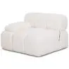 Buy Right Corner Armchair - Upholstered In Bouclé Fabric - Compatible With Modular Sofa - Bathy  White 61762 at MyFaktory