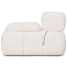 Buy Right Corner Armchair - Upholstered In Bouclé Fabric - Compatible With Modular Sofa - Bathy  White 61762 in the United Kingdom