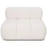 Buy Armchair Upholstered In Bouclé Fabric - Compatible With Modular Sofa - Bathy  White 61763 - in the UK