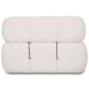 Buy Armchair Upholstered In Bouclé Fabric - Compatible With Modular Sofa - Bathy  White 61763 home delivery