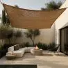 Buy Coconut fiber awning 3x4M - 100 % Ecological shade sail Beige 61781 - in the UK
