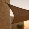 Buy Coconut fiber awning 3x3x3M - 100 % Ecological shade sail Beige 61784 in the United Kingdom