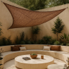 Buy Coconut fiber awning 4x4x4M - 100 % Ecological shade sail Beige 61785 - prices