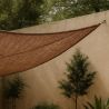 Buy Coconut fiber awning 4x4x4M - 100 % Ecological shade sail Beige 61785 - in the UK