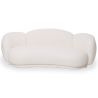 Buy Curved Sofa Upholstered In White Bouclé – Modern And Elegant Design - Boreli White 61756 - in the UK