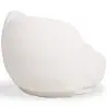 Buy Curved Sofa Upholstered In White Bouclé – Modern And Elegant Design - Boreli White 61756 in the United Kingdom