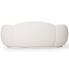 Buy Curved Sofa Upholstered In White Bouclé – Modern And Elegant Design - Boreli White 61756 - in the UK
