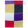 Buy Dining Chair - Patchwork Upholstery - Scandinavian Design and Wooden Legs - Elskar Multicolour 61791 home delivery