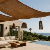 Buy Coconut fiber awning 20x1M - 100 % Natural shade sail Beige 61800 - in the UK