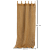 Buy Shade Curtain Awning Coconut Fiber 2.5x2M – 100% Natural Shade Sail Beige 61805 at MyFaktory
