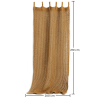 Buy Shade Curtain Awning Coconut Fiber 2.1x2.0M – 100% Natural Shade Sail Beige 61808 at MyFaktory