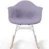 Buy Rocking Chair Modern Fabric Upholstered – Nordic Style - Skandiva  Pastel Purple 61813 - in the UK