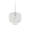 Buy Modern Glass Pendant Lamp - Adjustable Cable - Svalir Silver 61817 - prices