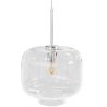 Buy Modern Glass Pendant Lamp - Adjustable Cable - Svalir Silver 61817 home delivery