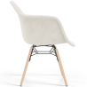 Buy Chair with arms - Upholstered bouclé - Scandinavian - Dining room, office or waiting room - Skandiva White 61819 home delivery