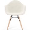 Buy Chair with arms - Upholstered bouclé - Scandinavian - Dining room, office or waiting room - Skandiva White 61819 - in the UK
