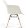 Buy Chair with arms - Upholstered bouclé - Scandinavian - Dining room, office or waiting room - Skandiva White 61819 with a guarantee