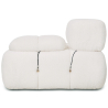 Buy Modular Sofa Upholstered in Bouclé Fabric - 3/4 Seater - Bathy White 61823 home delivery