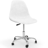 Buy Office Chair Swivel with Wheels – Velvet Upholstery – Steel Legs - Brielle  White 61831 at MyFaktory
